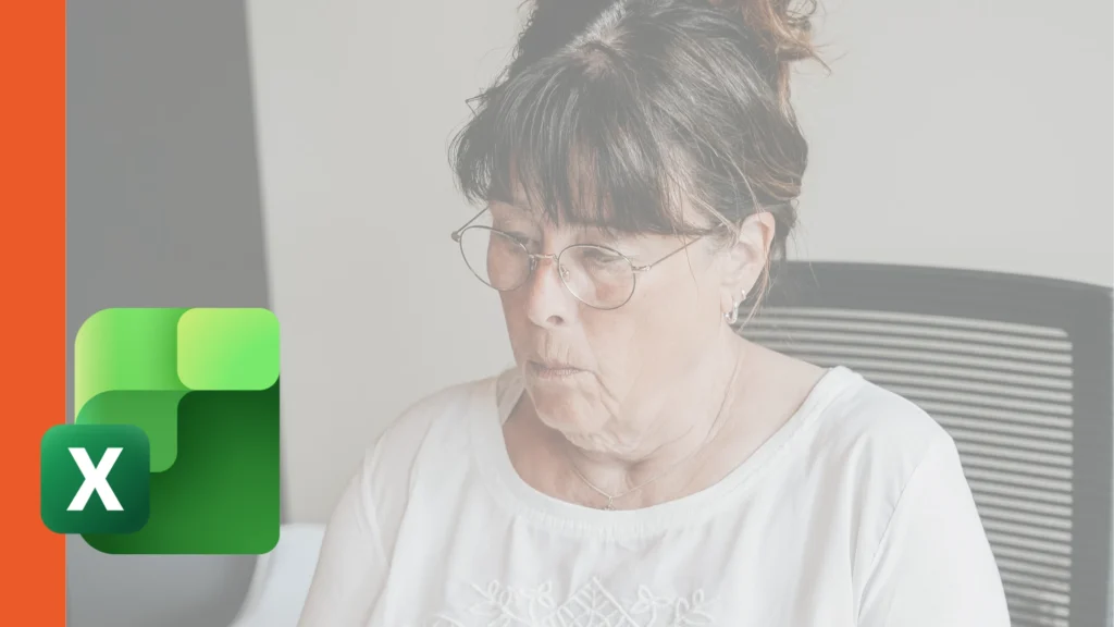 Een medewerker die naar een enorm, complex spreadsheet kijkt. Bestandsnamen en data niet zichtbaar.