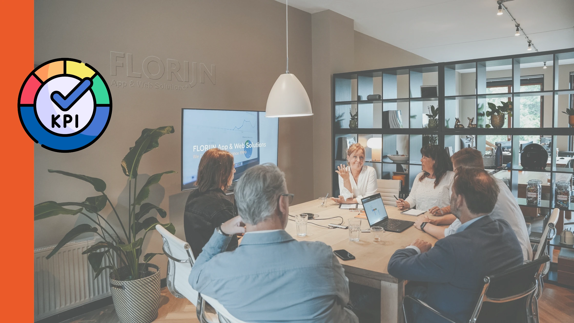 Manager kijkt naar een dashboard vol KPI's terwijl slechts enkele cijfers relevant zijn voor besluitvorming